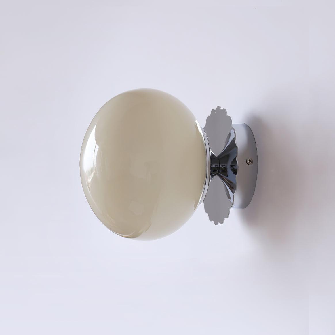 Glass Globe Wall Sconce