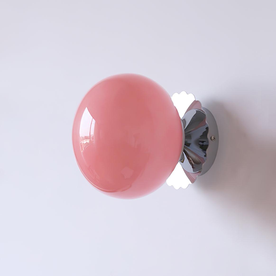 Glass Globe Wall Sconce