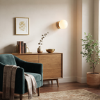 Glass Globe Wall Sconce
