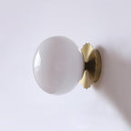 Glass Globe Wall Sconce