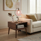 Gooseneck Brass Globe Table Lamp