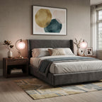 Gooseneck Brass Globe Table Lamp