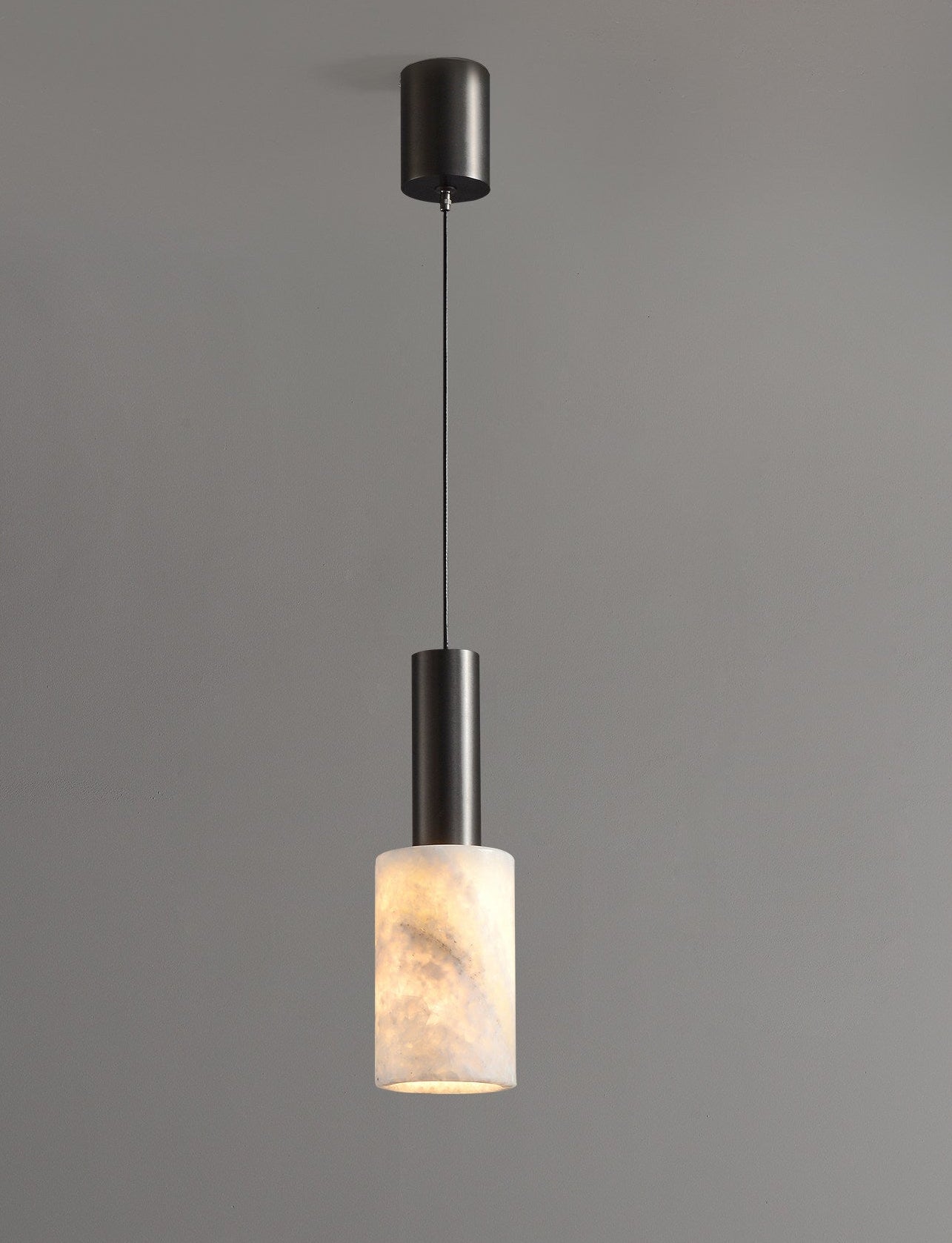 Cylinder Alabaster Pendant Light