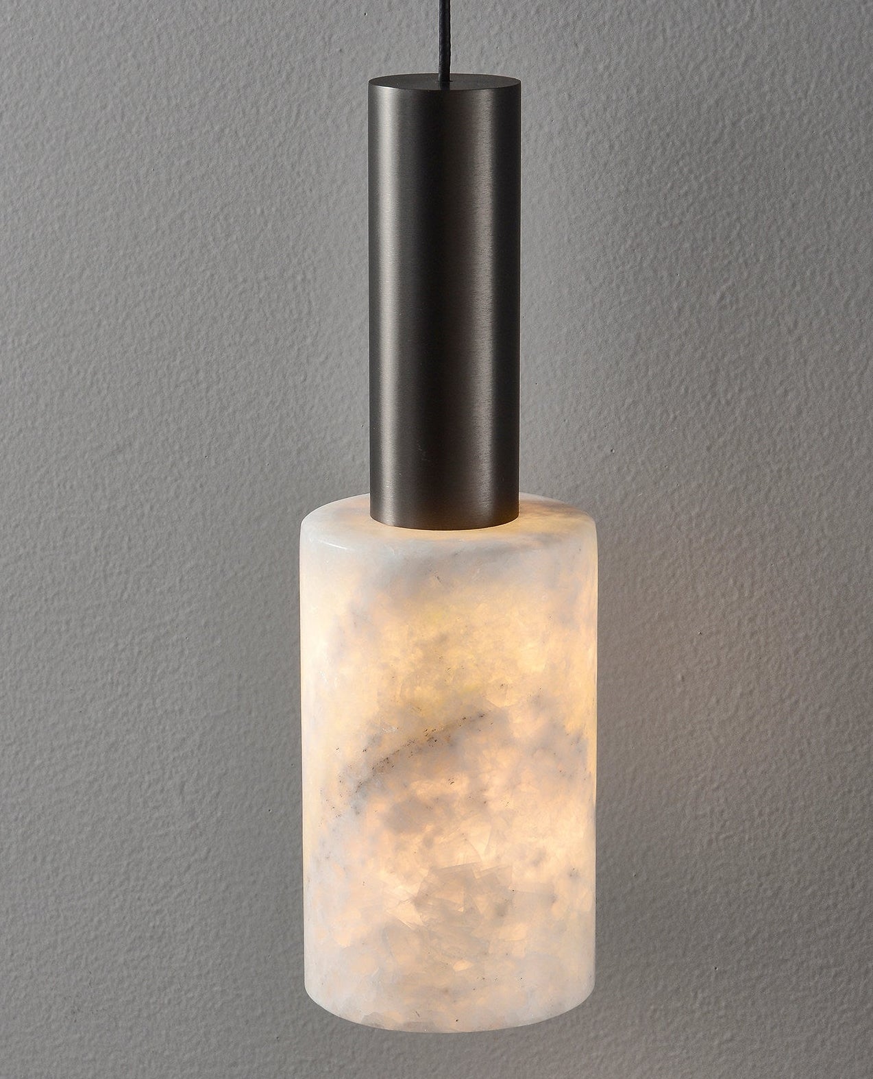 Cylinder Alabaster Pendant Light