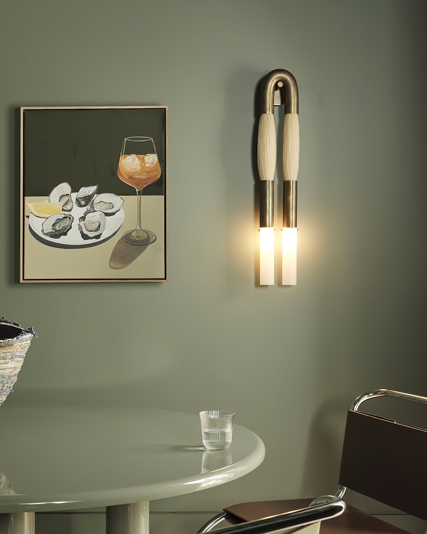 Horsehair Wall Lamp
