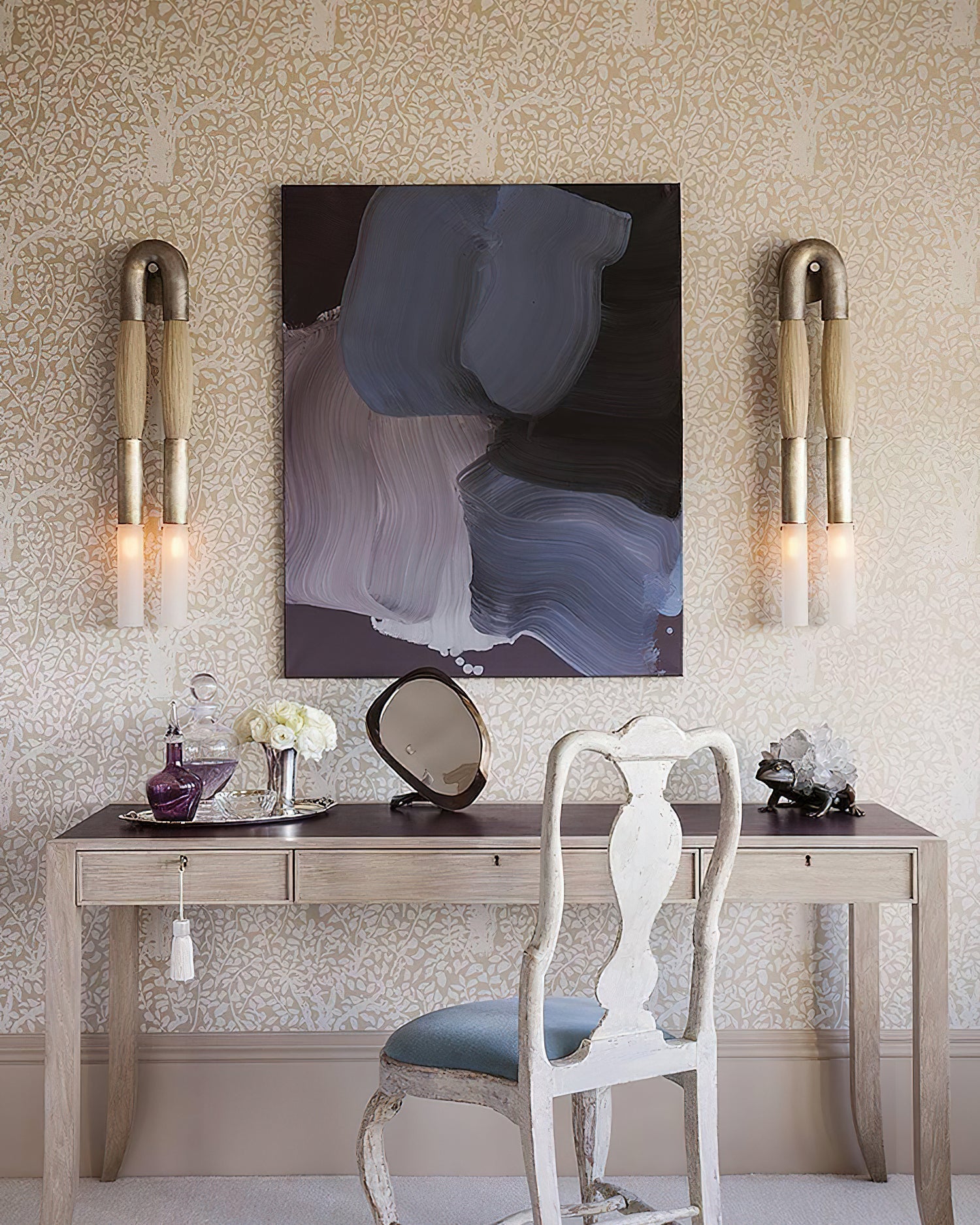 Horsehair Wall Lamp