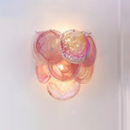 Illuminated Modern Light Colorful Disc Wall Sconce Studio Display