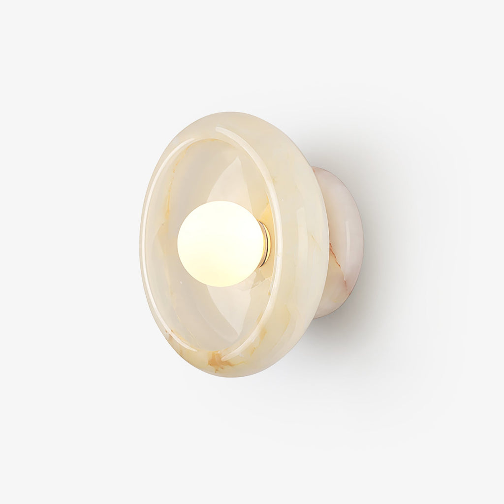 Jade and Marble Wall Sconce