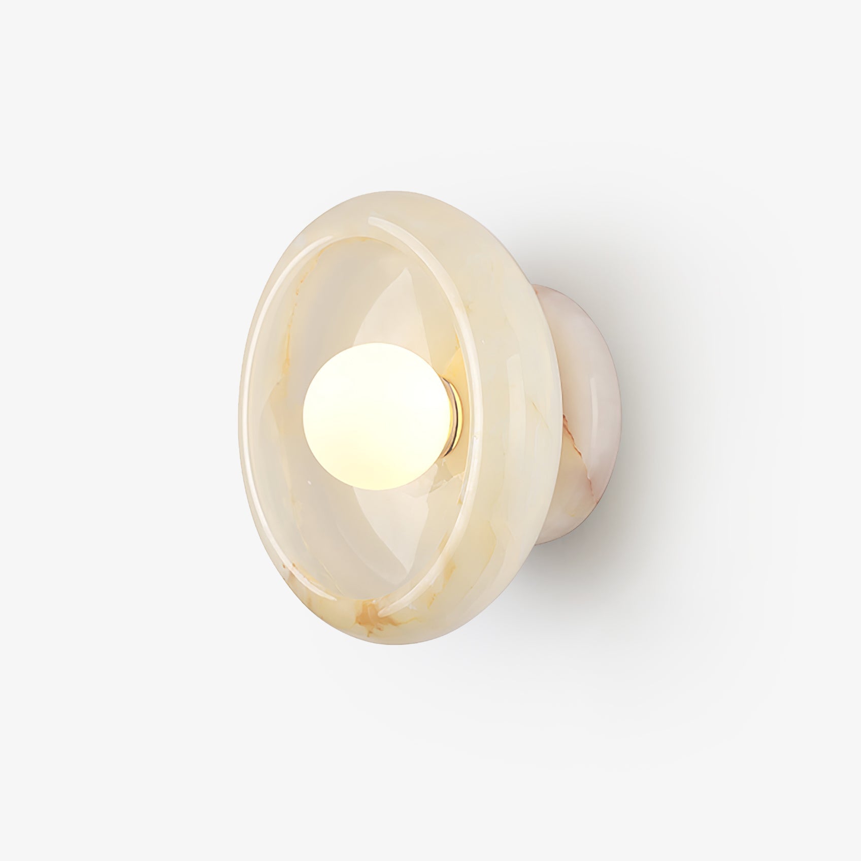 Jade and Marble Wall Sconce