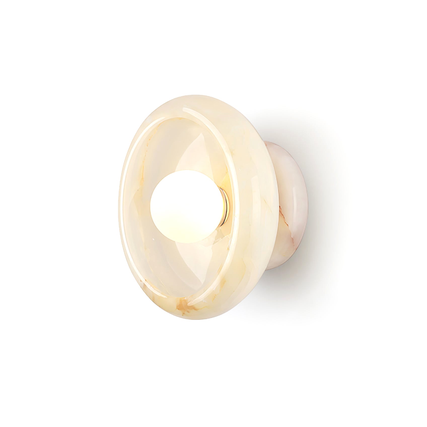 Jade and Marble Wall Sconce