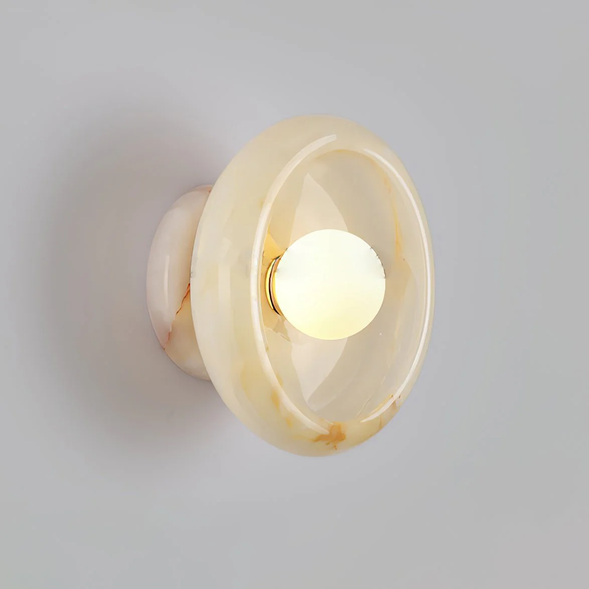 Jade and Marble Wall Sconce