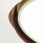Close Up View of Interlocking Ring Structure on Ceiling Light