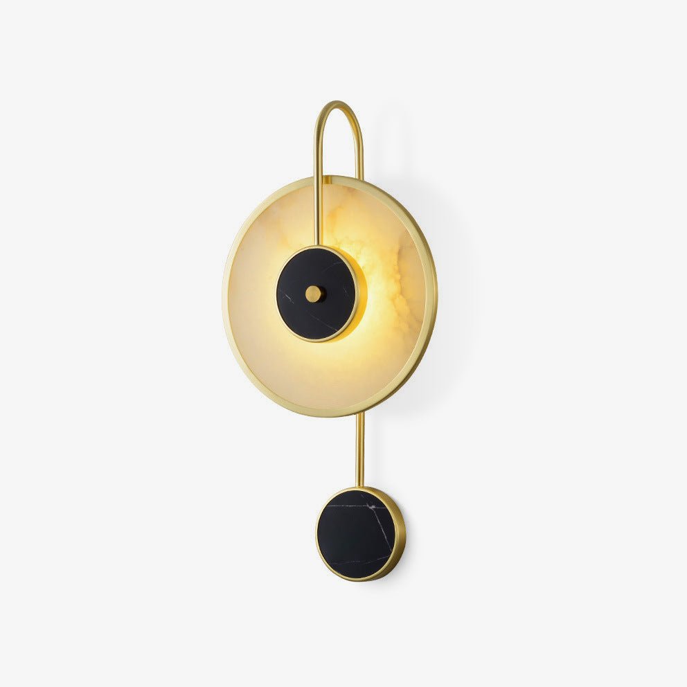 Kandy Alabaster Geometric Sconce