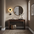 Kandy Alabaster Geometric Sconce