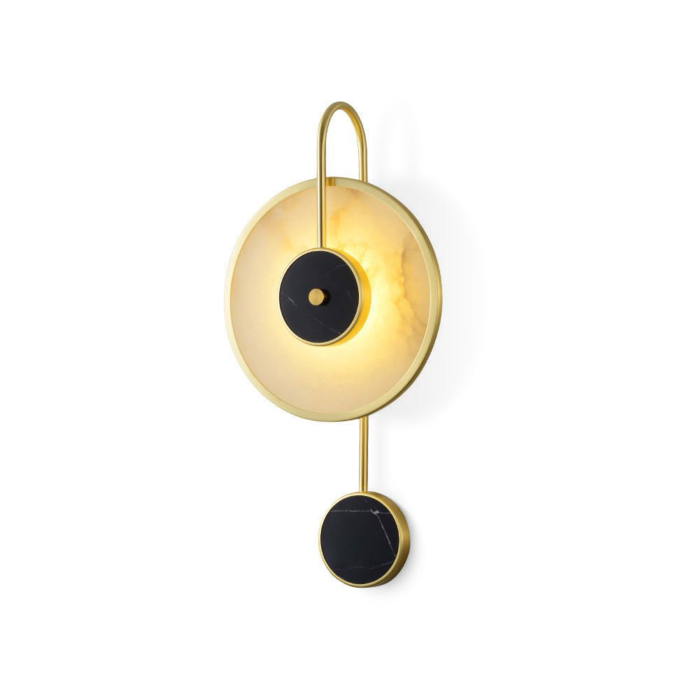 Kandy Alabaster Geometric Sconce