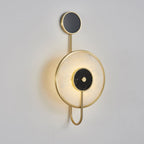 Kandy Alabaster Geometric Sconce