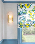 Modern Art Glass Wall Sconce in Contemporary Interior Setting