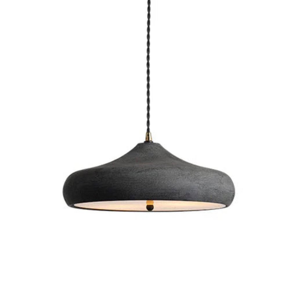 Matte Charcoal Pendant Light