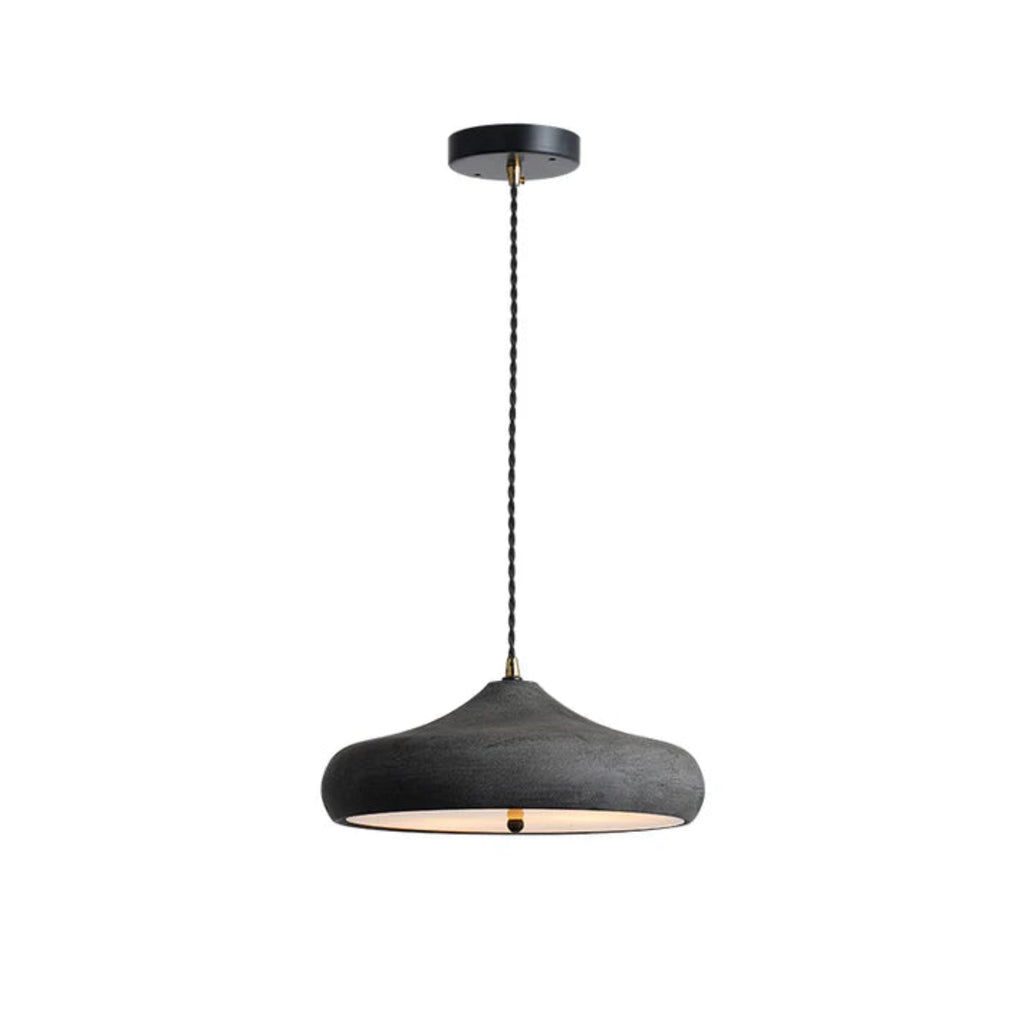 Matte Charcoal Pendant Light