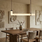 L-Shaped Linear Alabaster Pendant Lamp