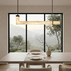 L-Shaped Linear Alabaster Pendant Lamp