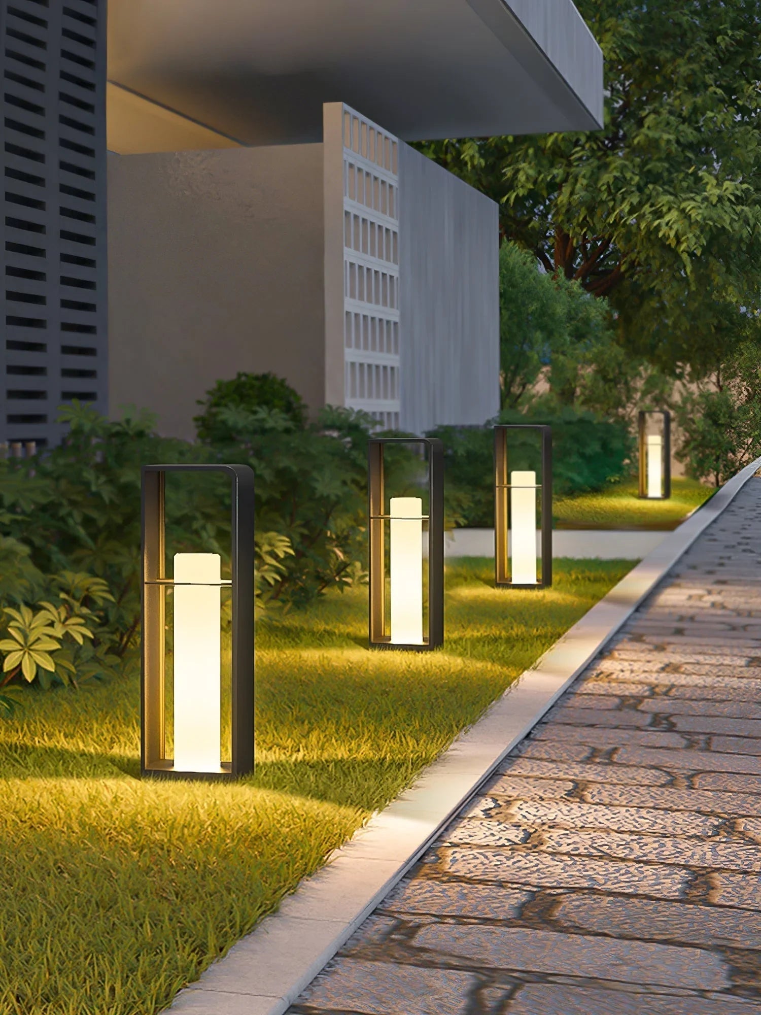 LED-Laternen-Gartenleuchte