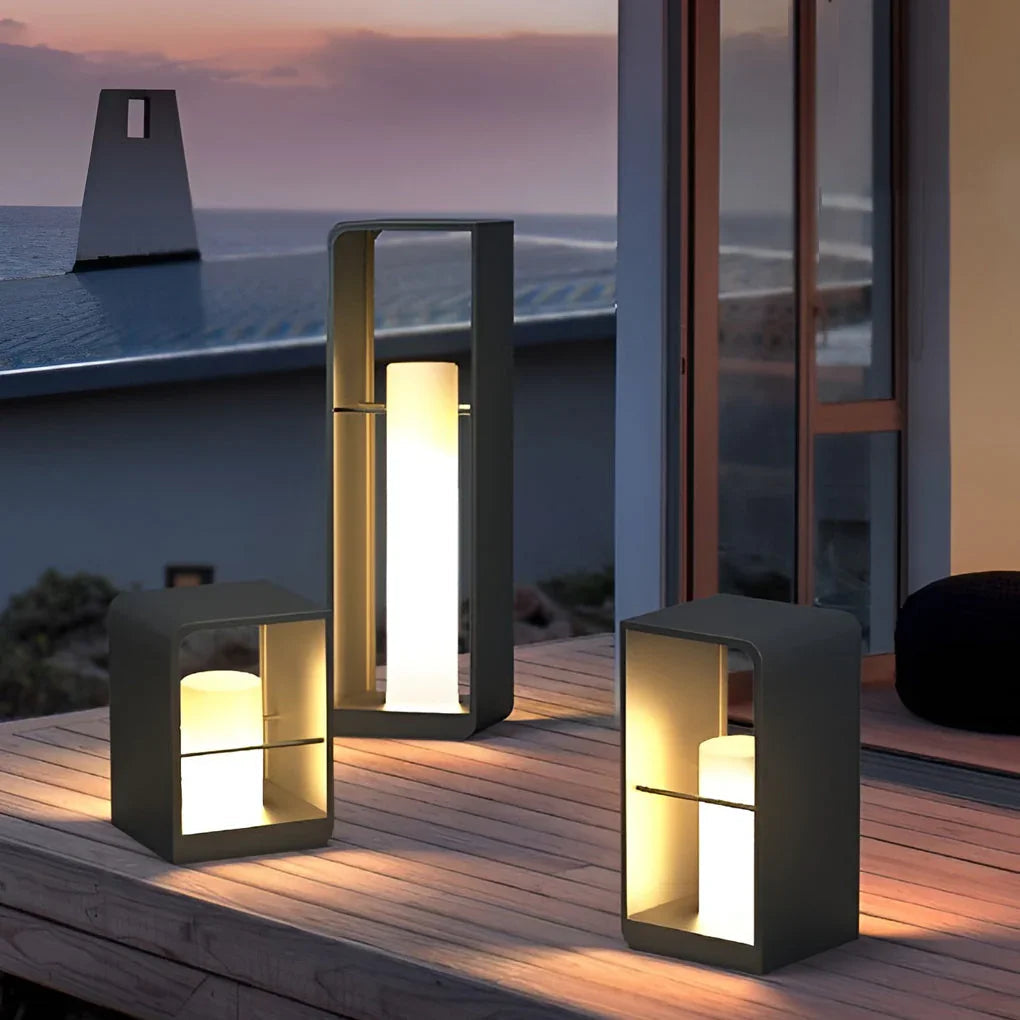 LED-Laternen-Gartenleuchte
