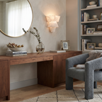 Laboratory Tiered Alabaster Sconce
