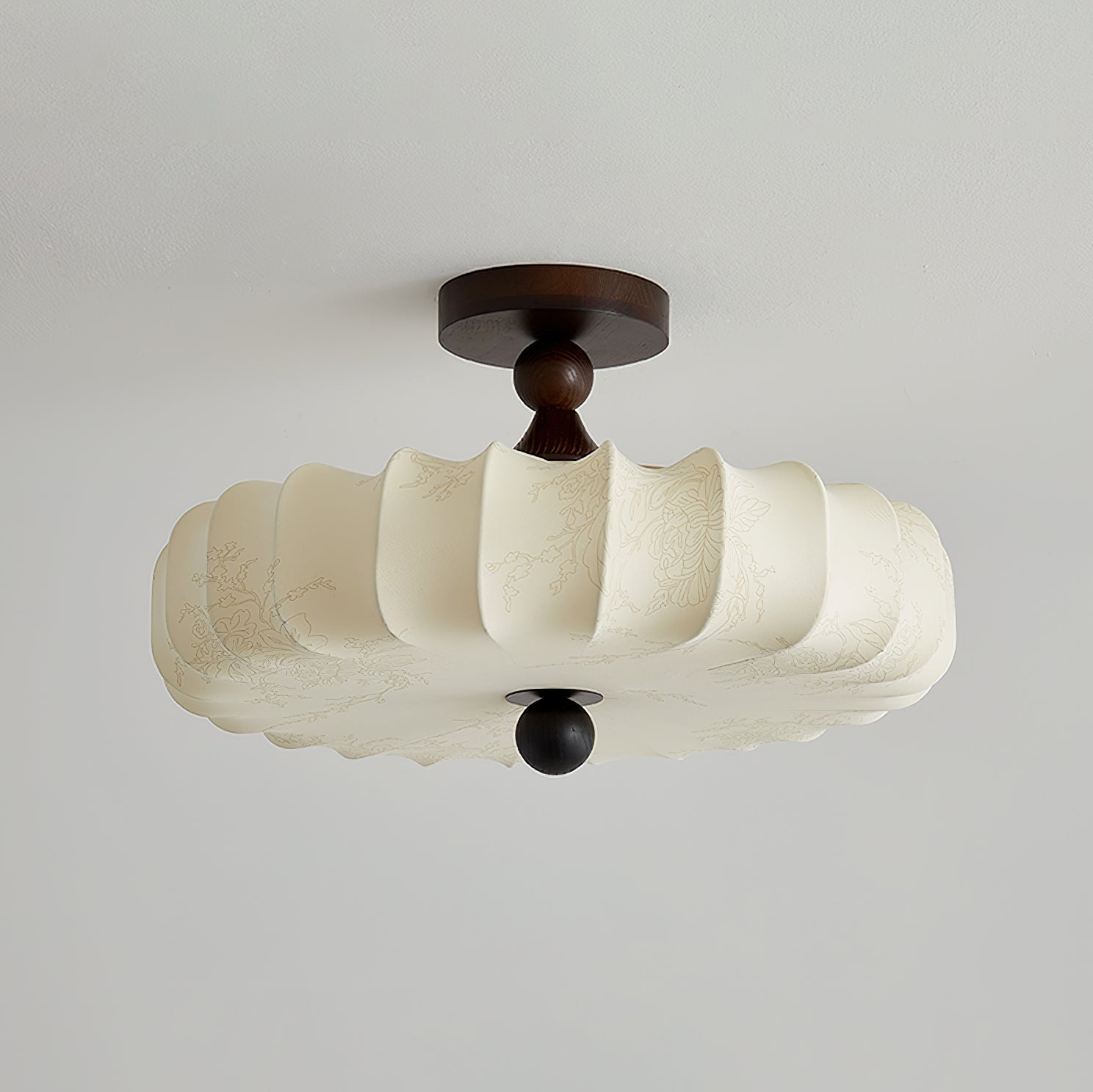 Lattice Fabric Ceiling Lamp