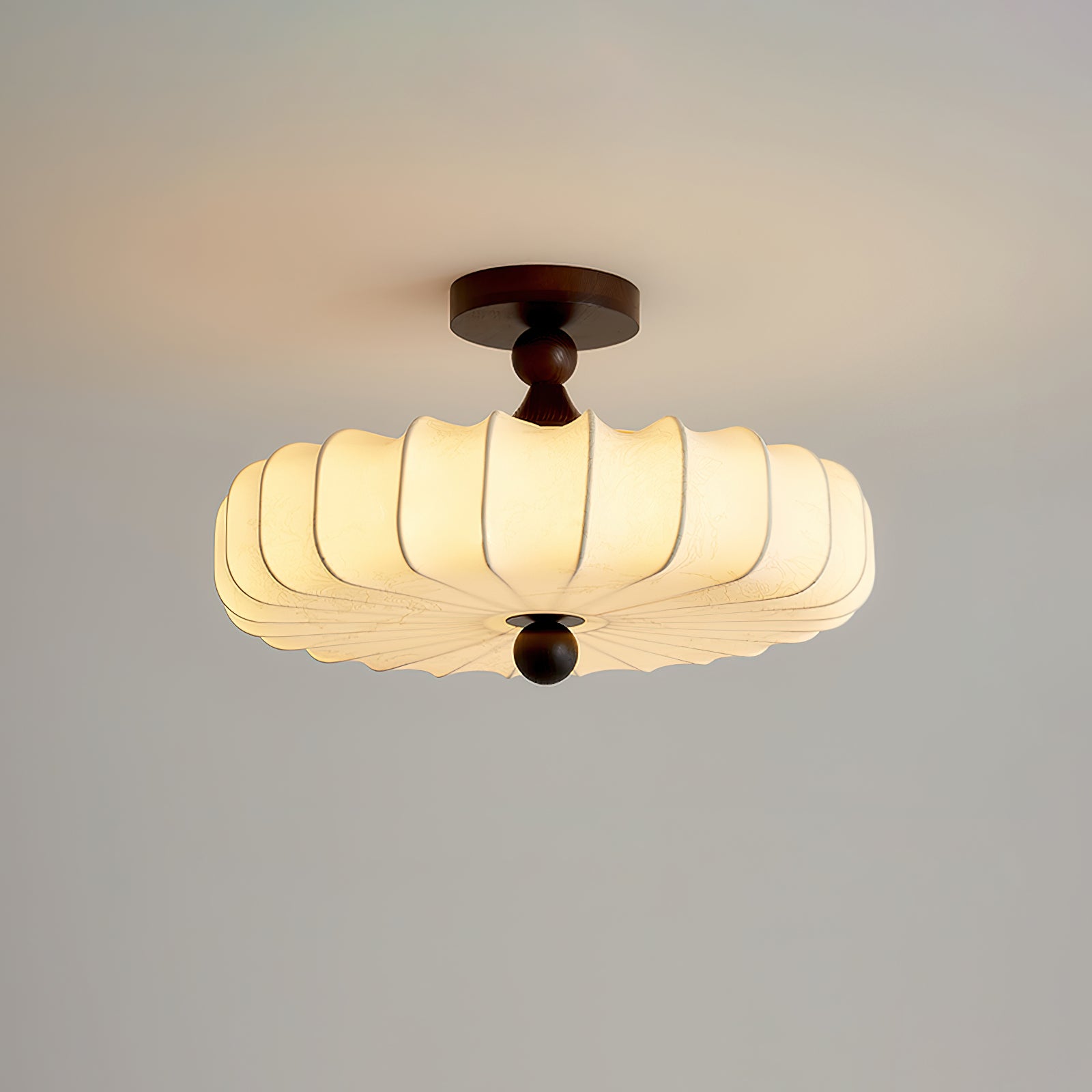 Lattice Fabric Ceiling Lamp