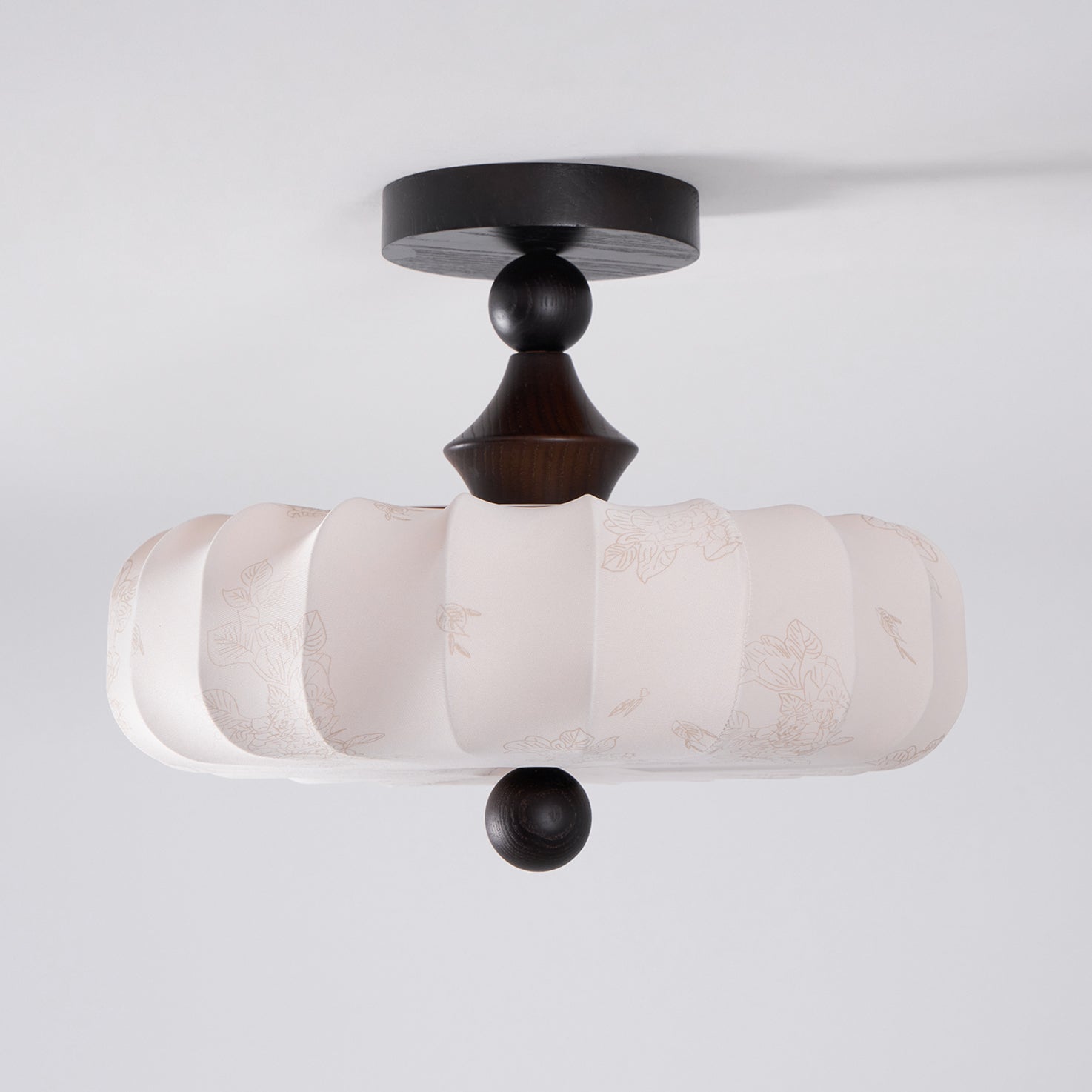 Lattice Fabric Ceiling Lamp