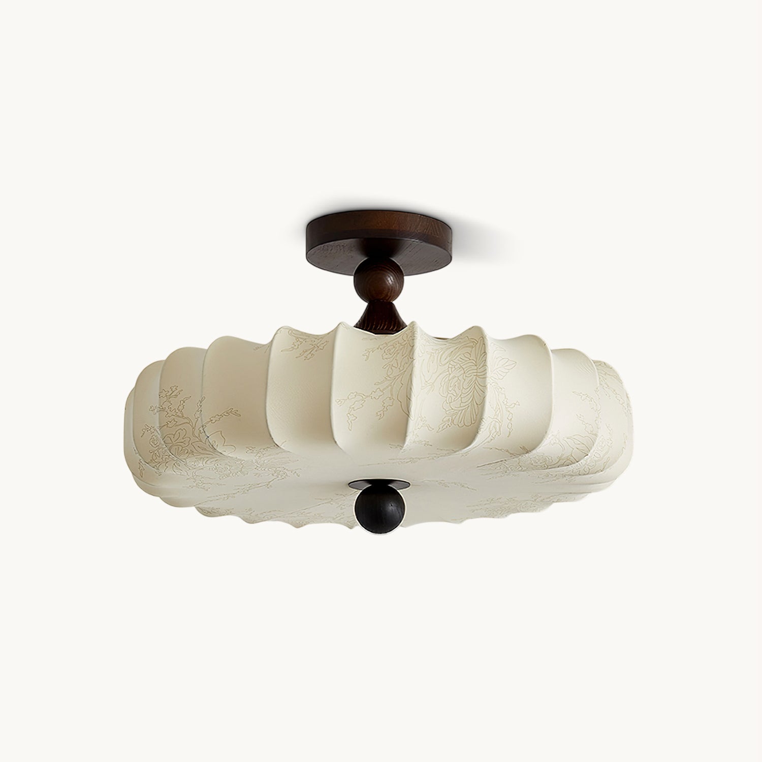 Lattice Fabric Ceiling Lamp