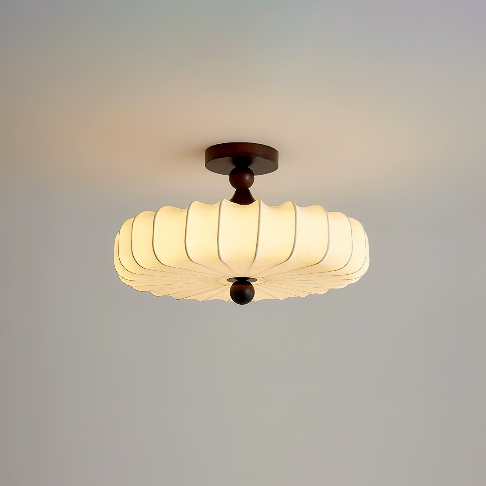 Lattice Fabric Ceiling Lamp