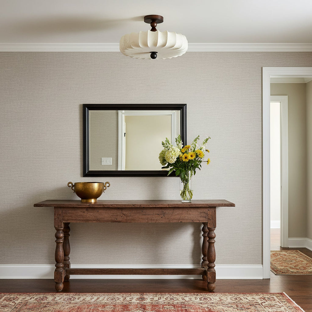 Lattice Fabric Ceiling Lamp