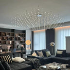 Latticework Linear Chandelier