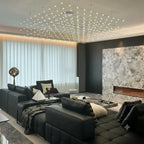 Latticework Linear Chandelier