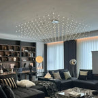 Latticework Linear Chandelier
