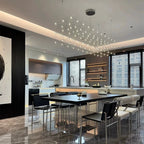 Latticework Linear Chandelier
