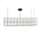 Latticework Linear Chandelier