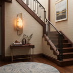 Layered Cloud Stone Wall Sconce
