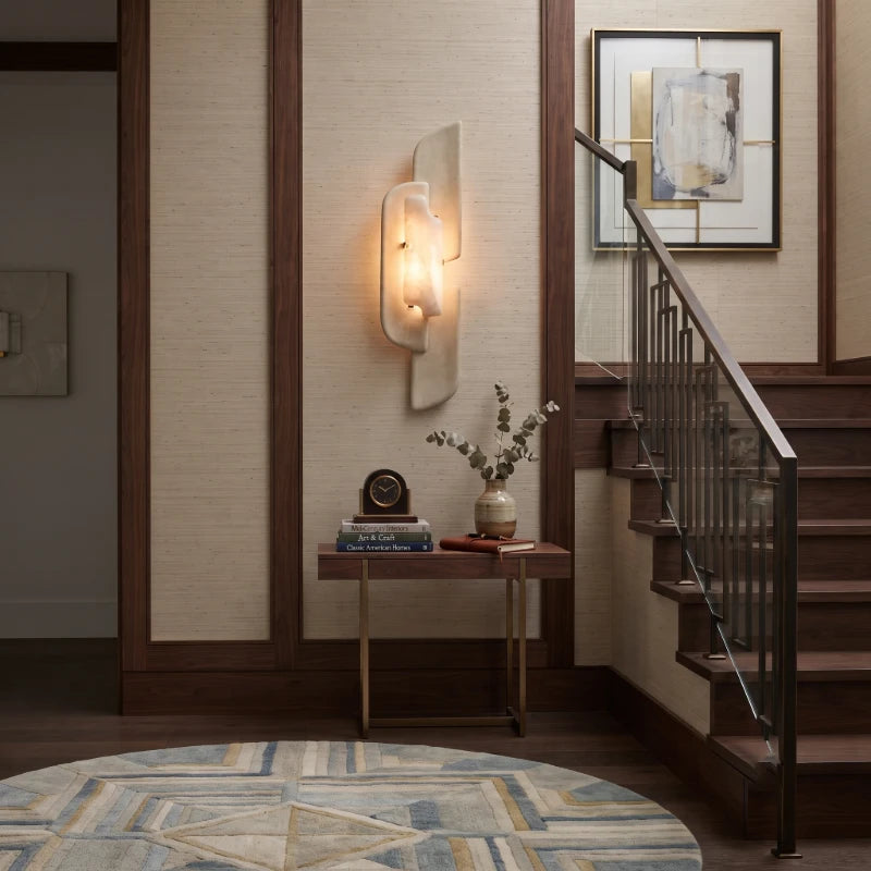 Layered Cloud Stone Wall Sconce