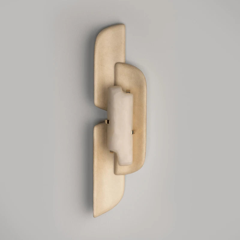 Layered Cloud Stone Wall Sconce