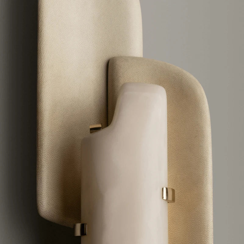 Layered Cloud Stone Wall Sconce