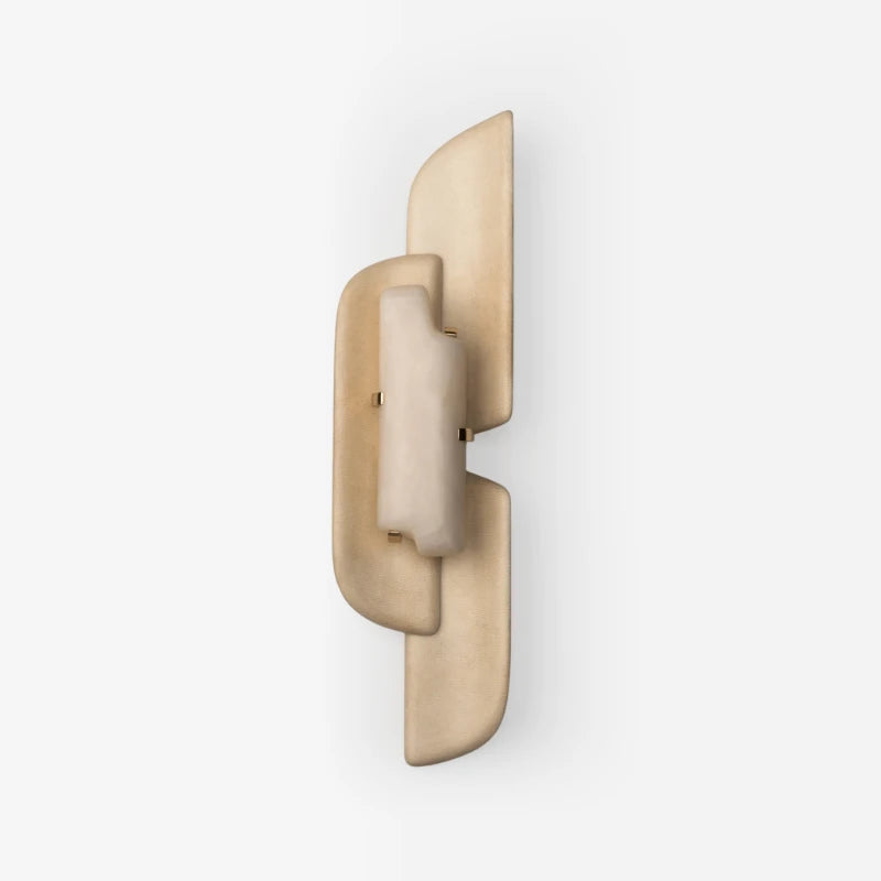 Layered Cloud Stone Wall Sconce