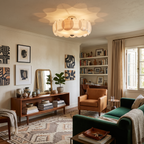 Layered Disc Glass Flush Mount