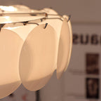 Layered Disc Glass Flush Mount