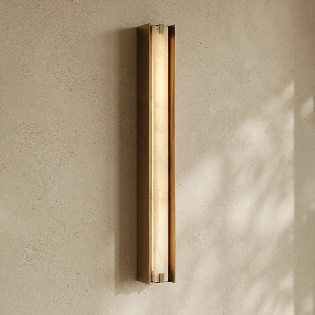 Linear Alabaster Wall Sconce