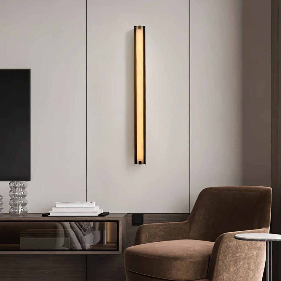 Linear Alabaster Wall Sconce