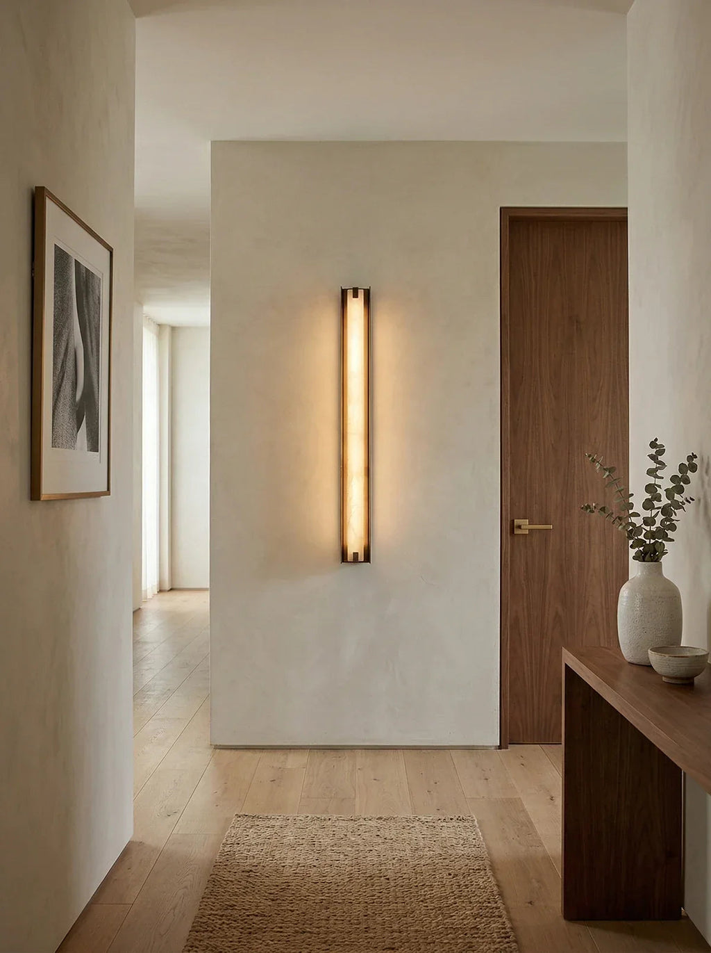 Linear Alabaster Wall Sconce