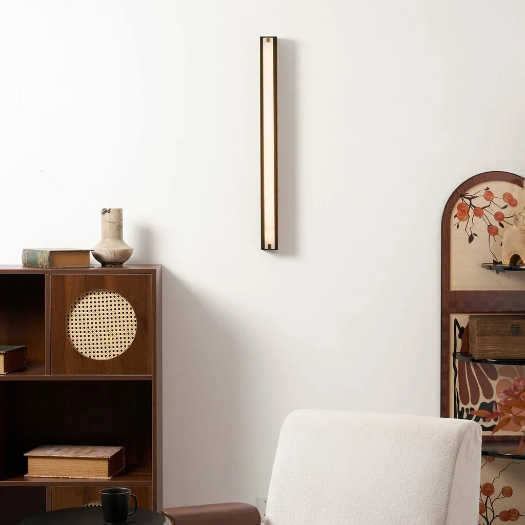 Linear Alabaster Wall Sconce